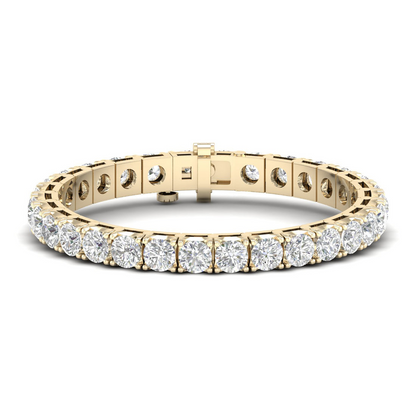 20CTW Four Prong Lab Grown Diamond Round Tennis Bracelet