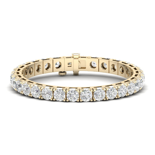 20CTW Four Prong Lab Grown Diamond Round Tennis Bracelet