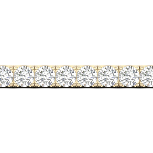 20CTW Four Prong Lab Grown Diamond Round Tennis Bracelet