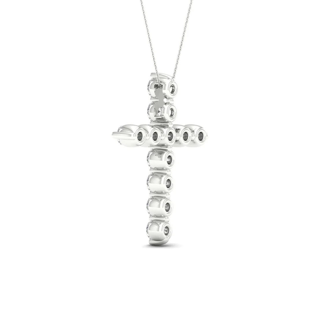 1.00CTW Lab Grown Diamond Cross Pendant