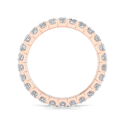 2 CTW Princess Eternity Lab Grown Diamond Wedding Band