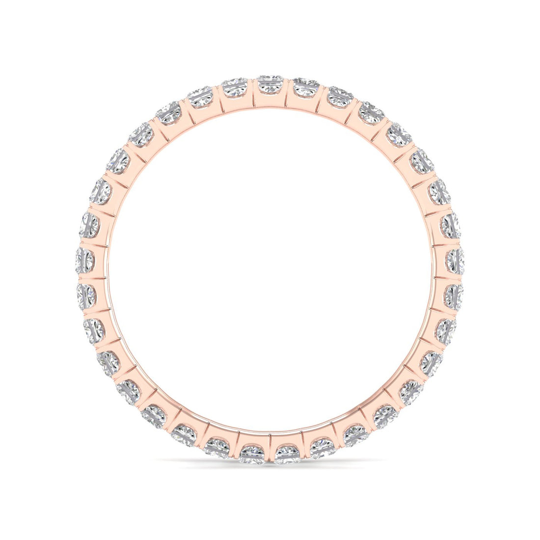 1 CTW Princess Eternity Lab Grown diamond Wedding Band