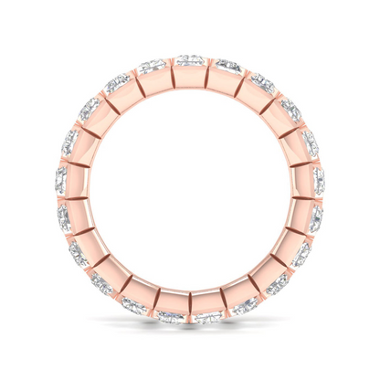 5 CTW Emerald Eternity Lab Grown Diamond Wedding Band