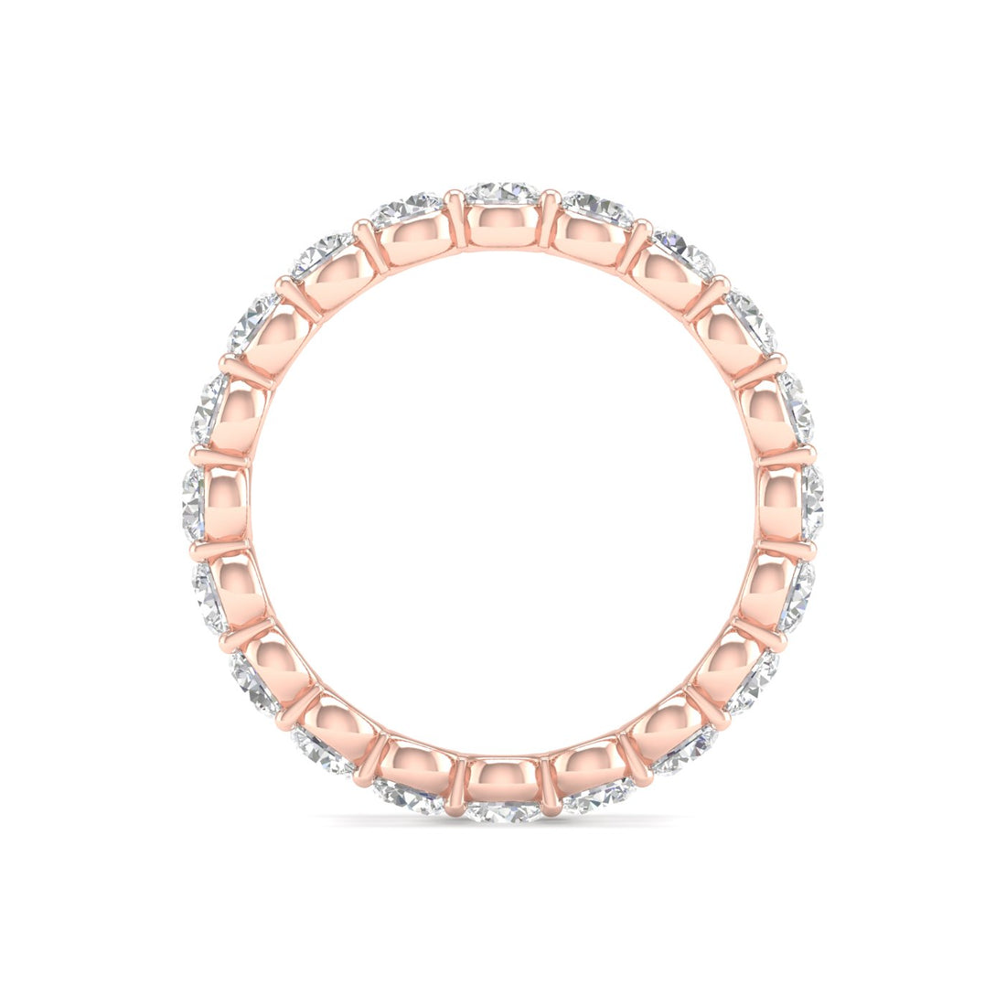 2 CTW Round Eternity Lab Grown Diamond Wedding Band