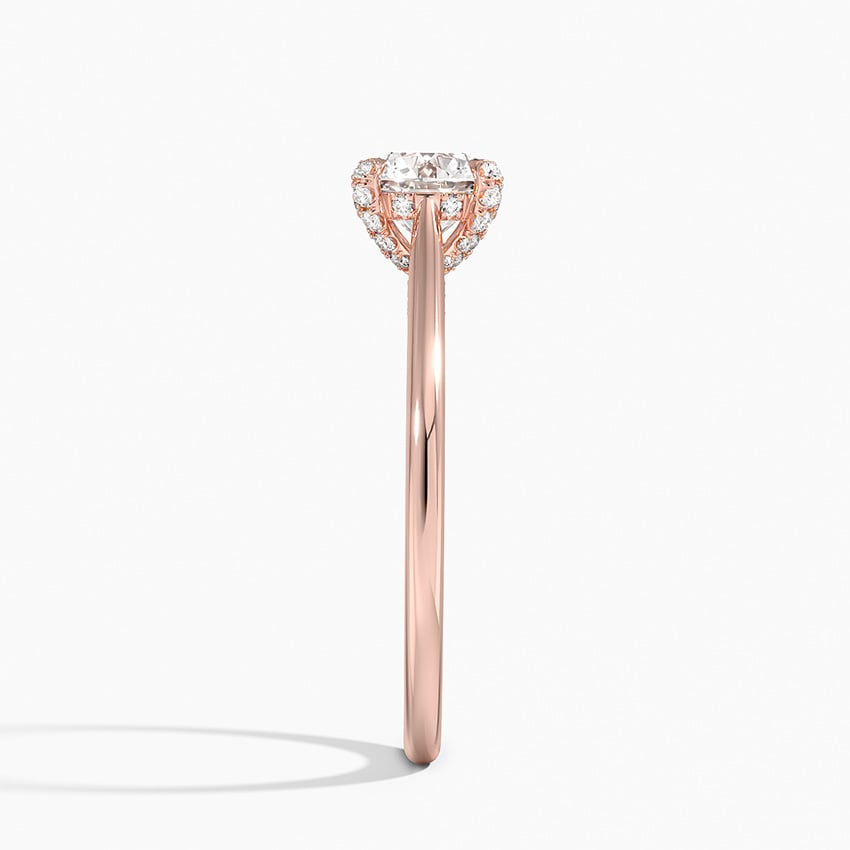 11/2Ct Round Lab Grown Diamond Gold Prong Diamond Solitaire Ring