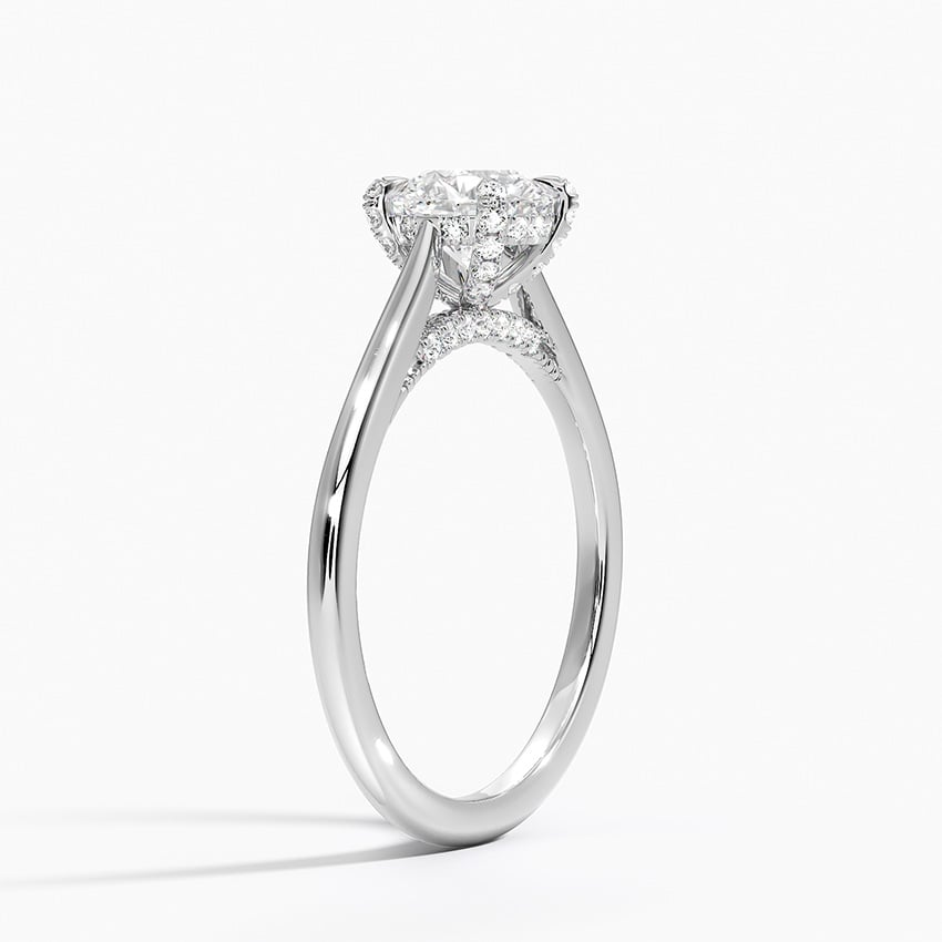11/2Ct Round Lab Grown Diamond Gold Prong Diamond Solitaire Ring