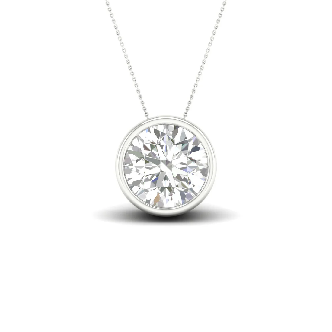 2 CTW Lab Grown Diamond Solitaire Pendant
