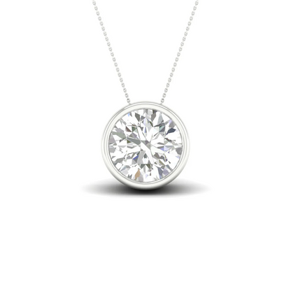 2 CTW Lab Grown Diamond Solitaire Pendant