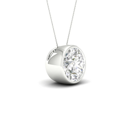 2 CTW Lab Grown Diamond Solitaire Pendant