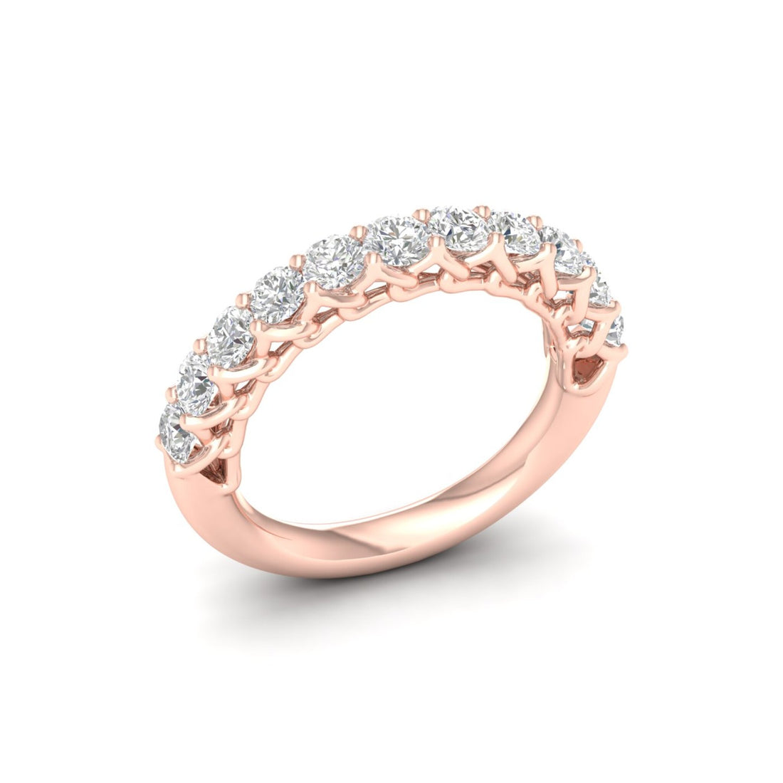 1 CTW Entwine Anniversary Lab Grown Weddign Band