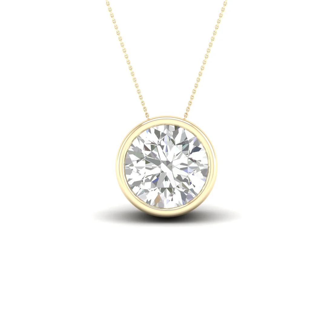 2 CTW Lab Grown Diamond Solitaire Pendant