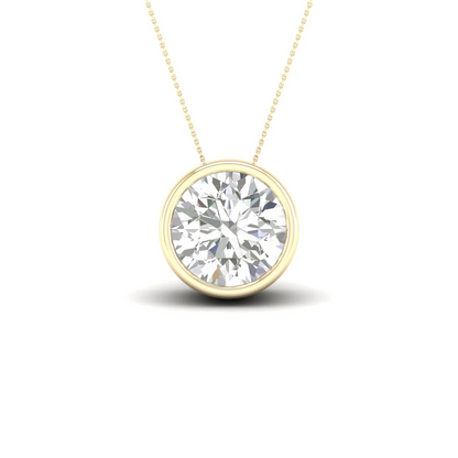 2 CTW Lab Grown Diamond Solitaire Pendant