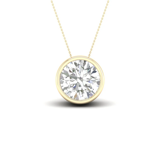 2 CTW Lab Grown Diamond Solitaire Pendant