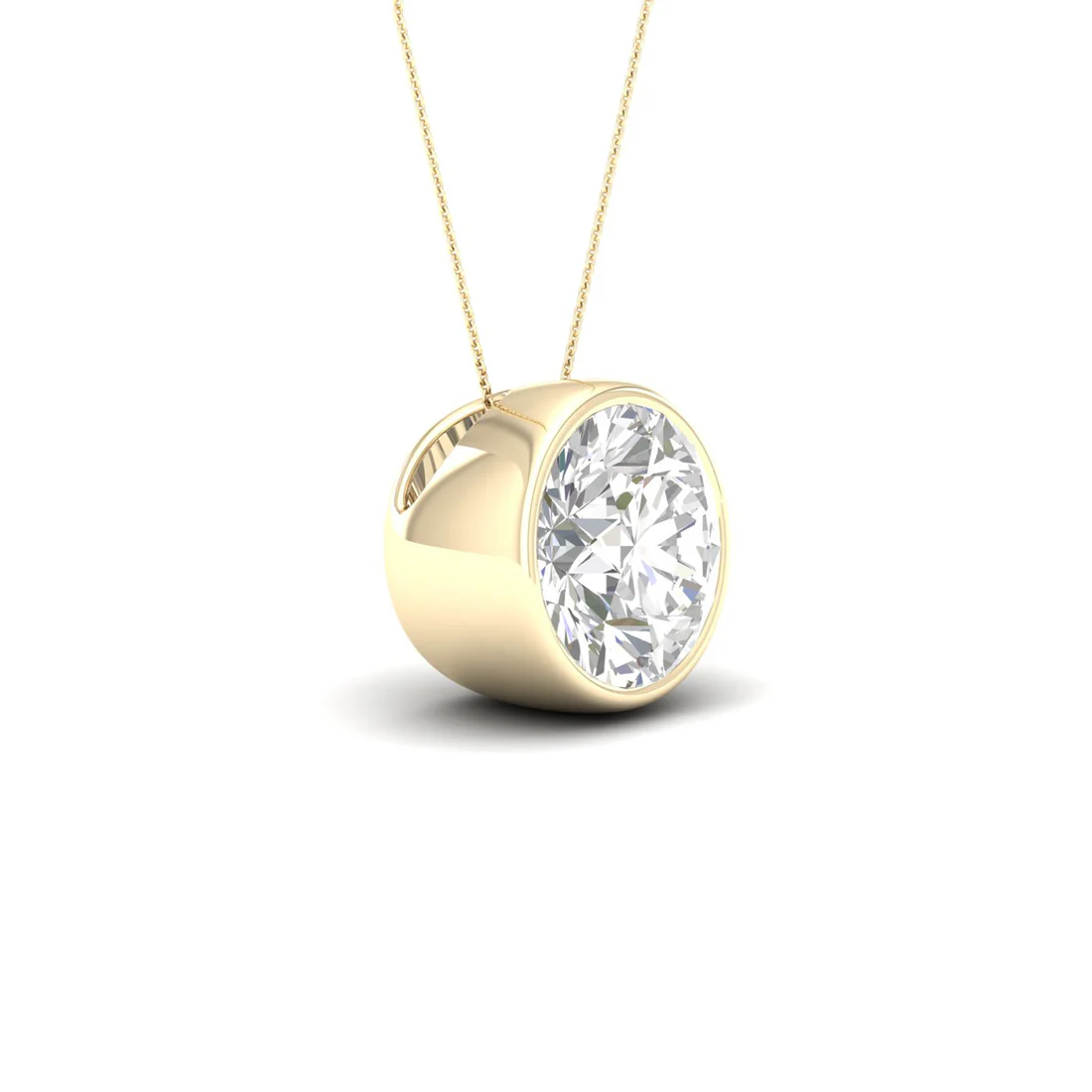 2 CTW Lab Grown Diamond Solitaire Pendant
