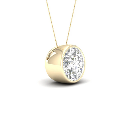 2 CTW Lab Grown Diamond Solitaire Pendant