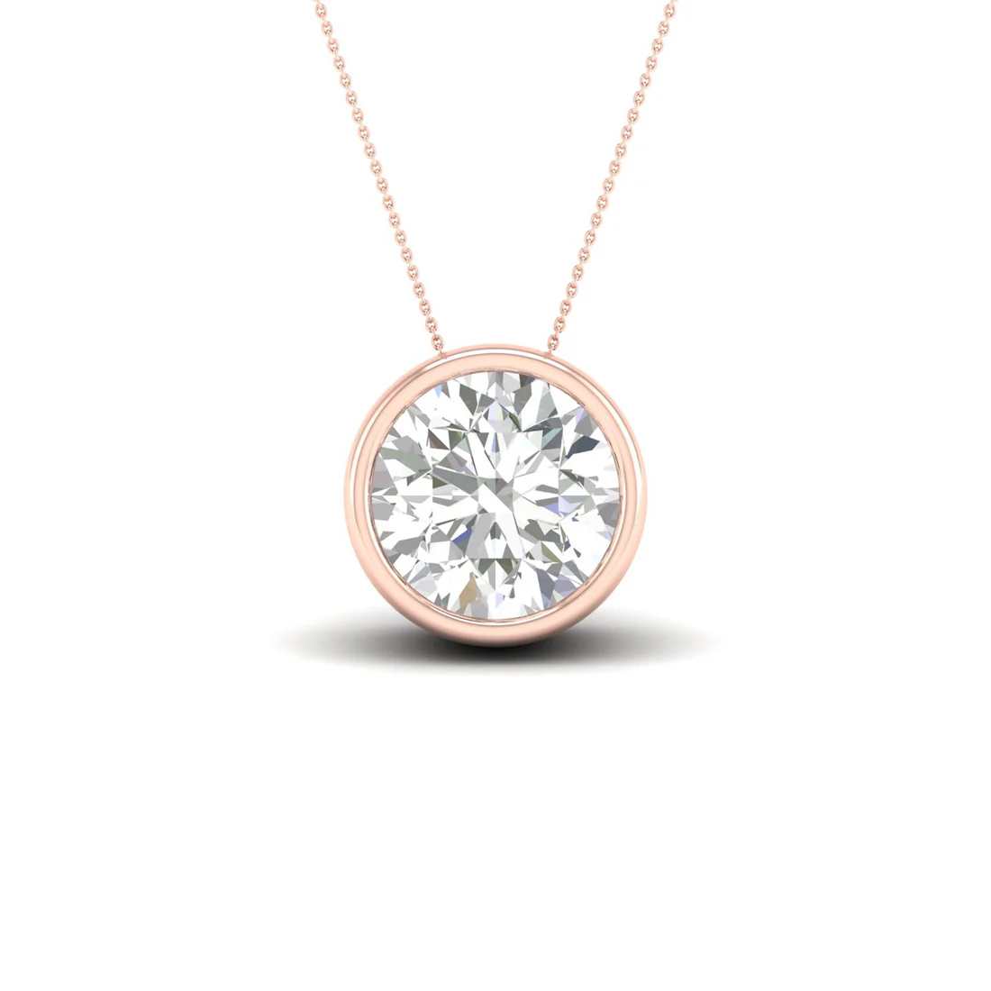 2 CTW Lab Grown Diamond Solitaire Pendant