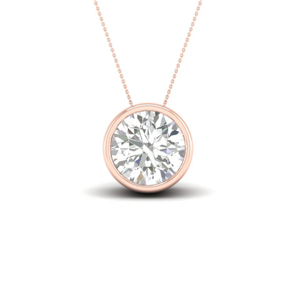2 CTW Lab Grown Diamond Solitaire Pendant