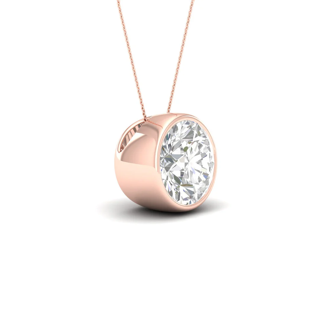 2 CTW Lab Grown Diamond Solitaire Pendant