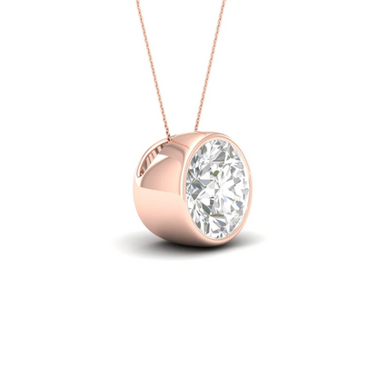 2 CTW Lab Grown Diamond Solitaire Pendant