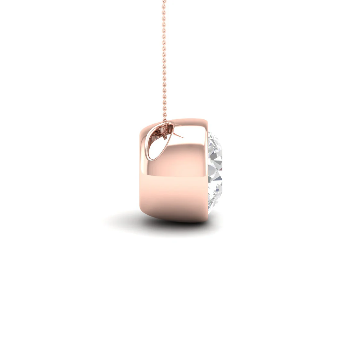 2 CTW Lab Grown Diamond Solitaire Pendant