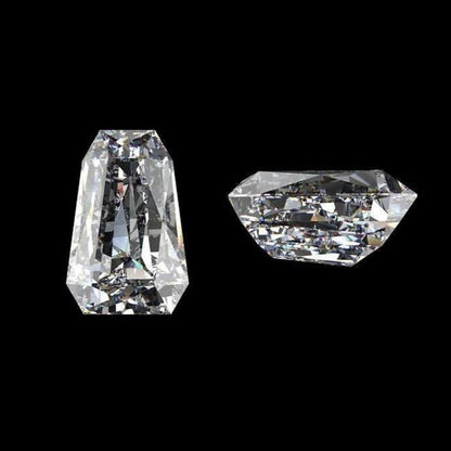 Unique Coffin Shape Lab Grown Diamond  customdiamjewel   
