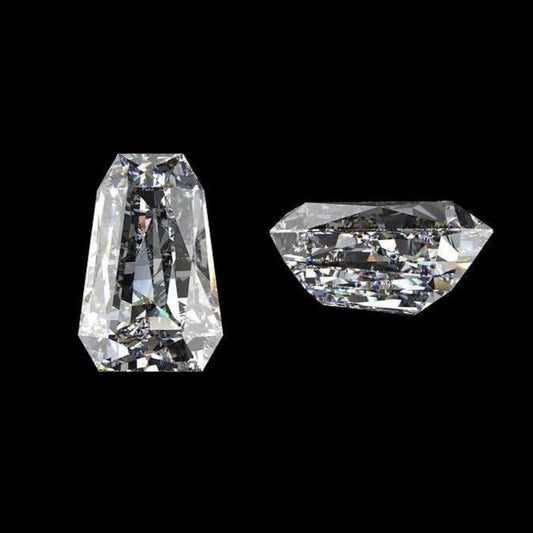Unique Coffin Shape Lab Grown Diamond  customdiamjewel   