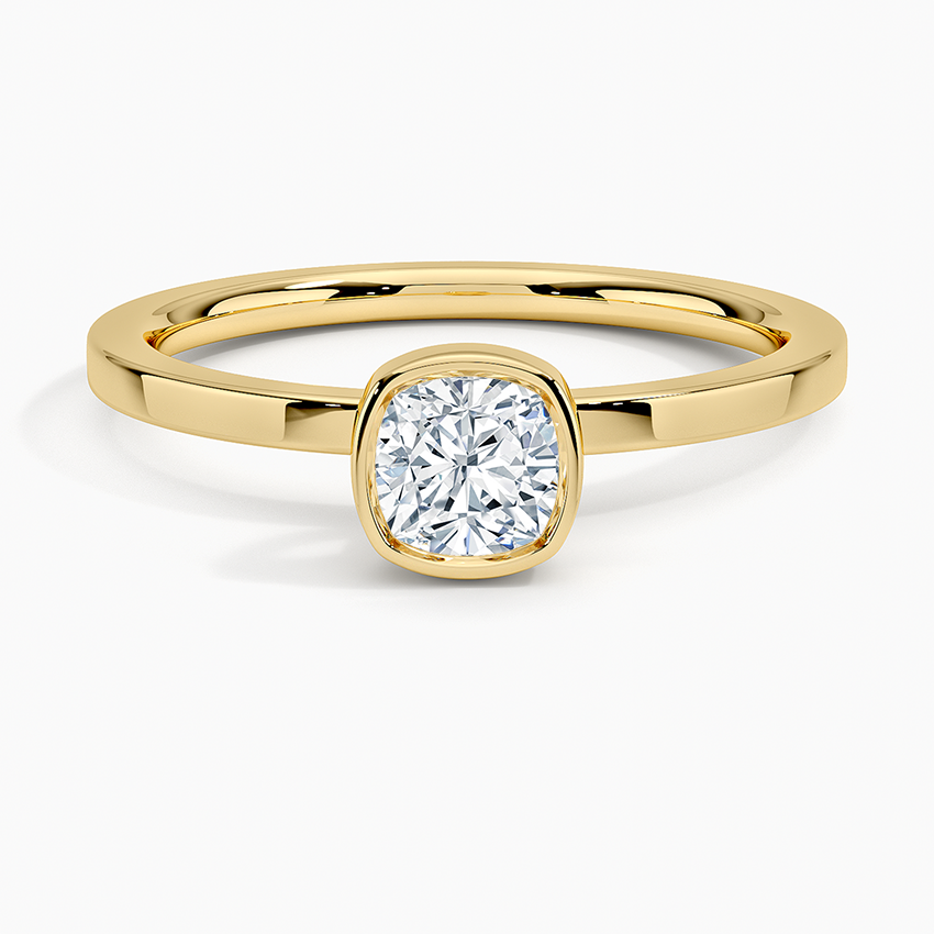 1/2Ct Cushion Lab Grown Diamond Solitaire Ring