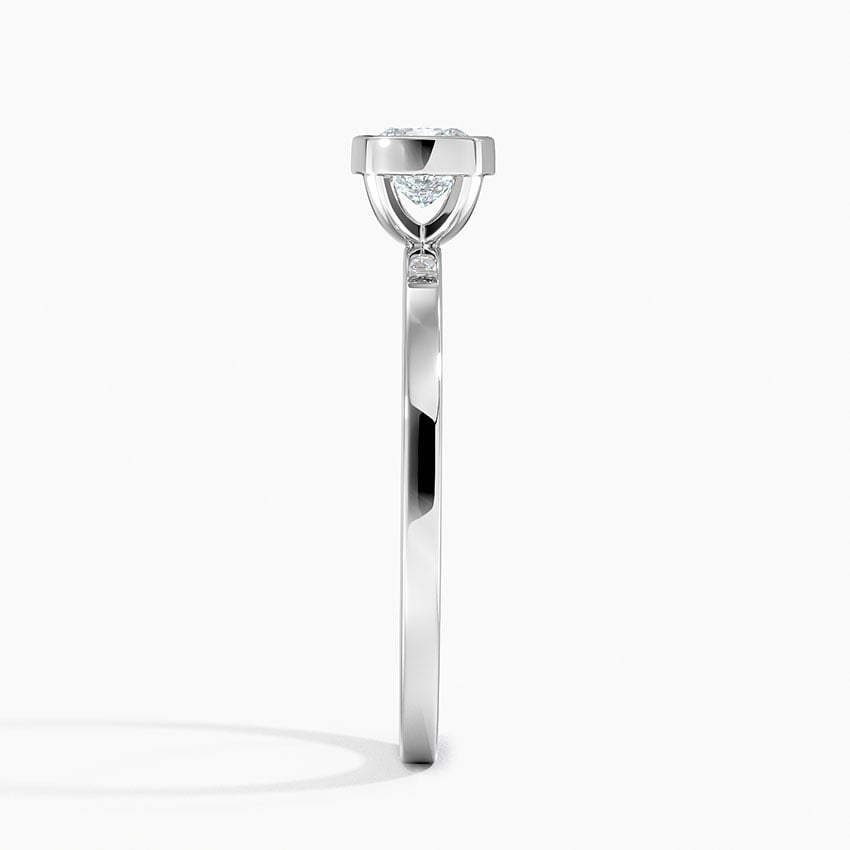 1/2Ct Cushion Lab Grown Diamond Solitaire Ring