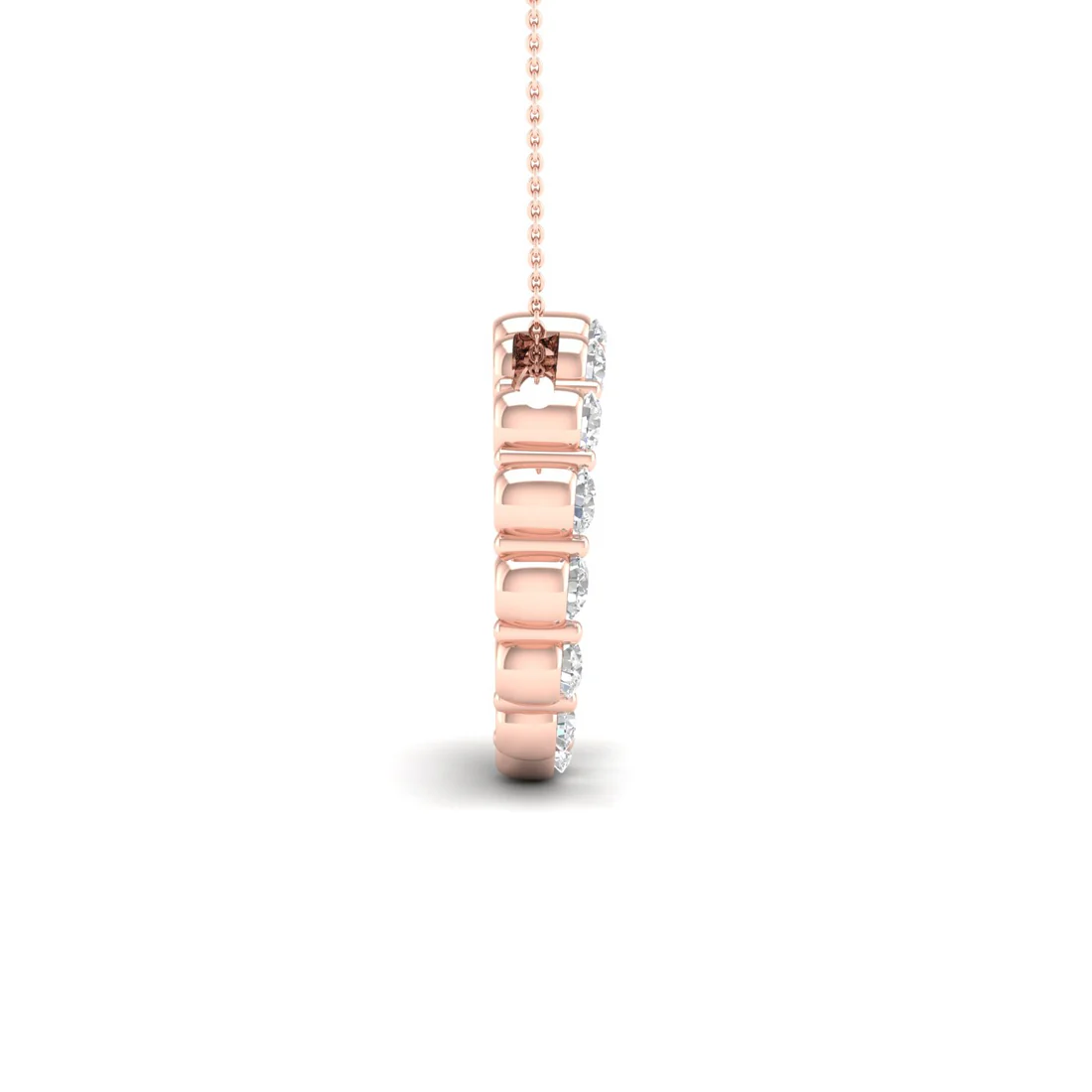 1.00CTW Lab Grown Diamond Classic Circle Pendant