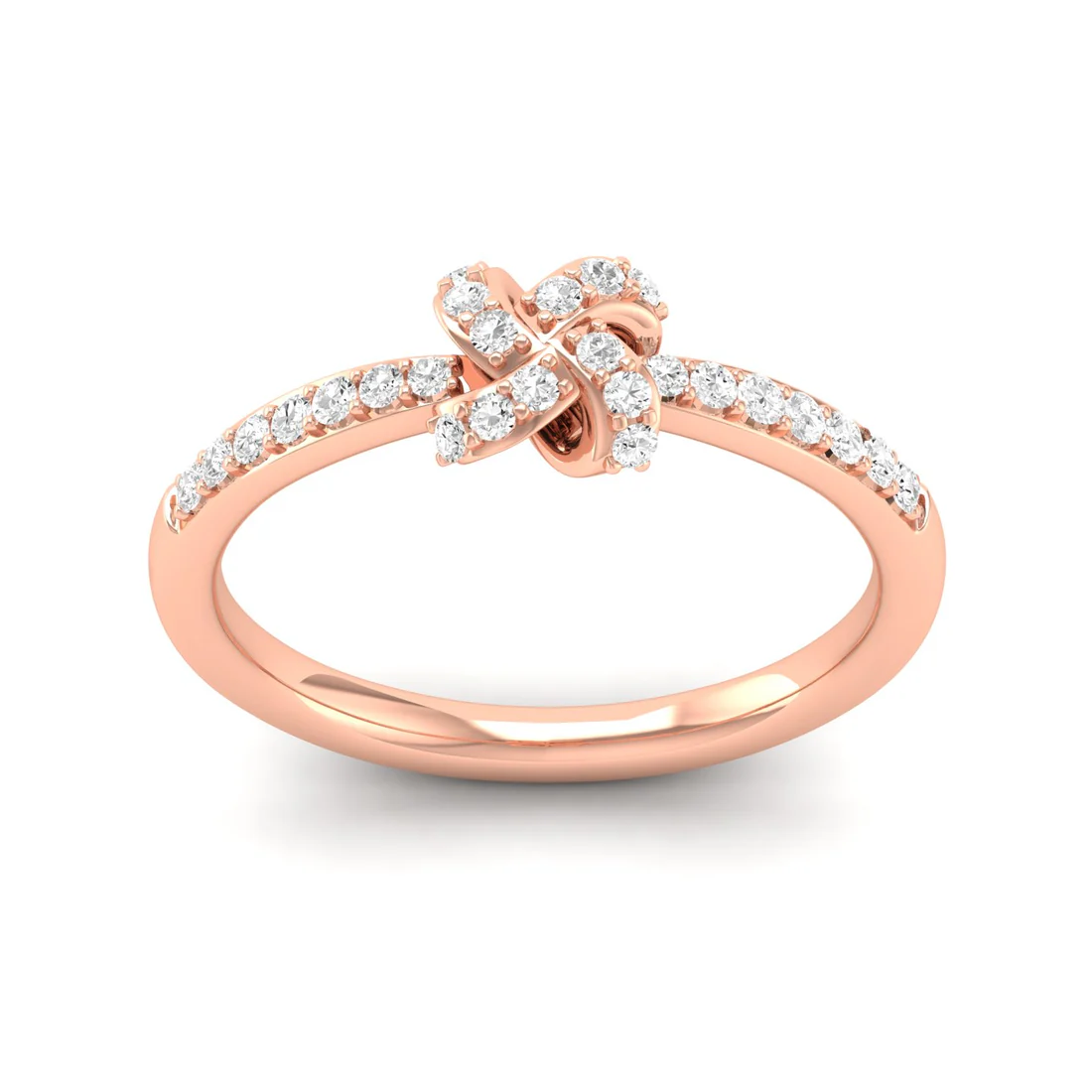 0.23Ctw Lab Grown Diamond Half Eternity Fashion Ring