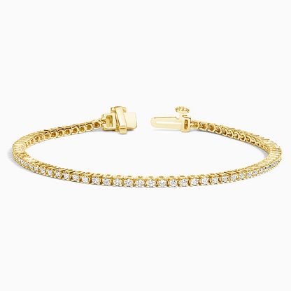 1CTW 7 inch Round Lab Grown Diamond Line Tennis Bracelet