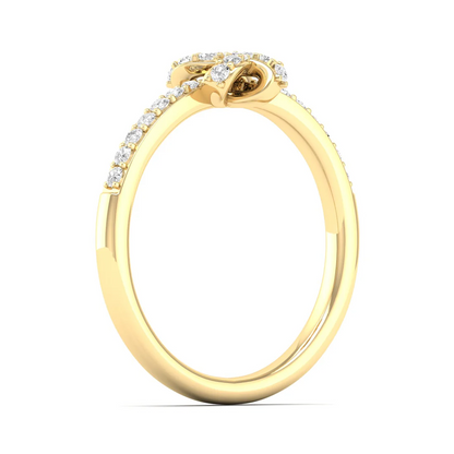 0.23Ctw Lab Grown Diamond Half Eternity Fashion Ring