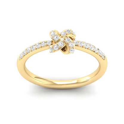 0.23Ctw Lab Grown Diamond Half Eternity Fashion Ring