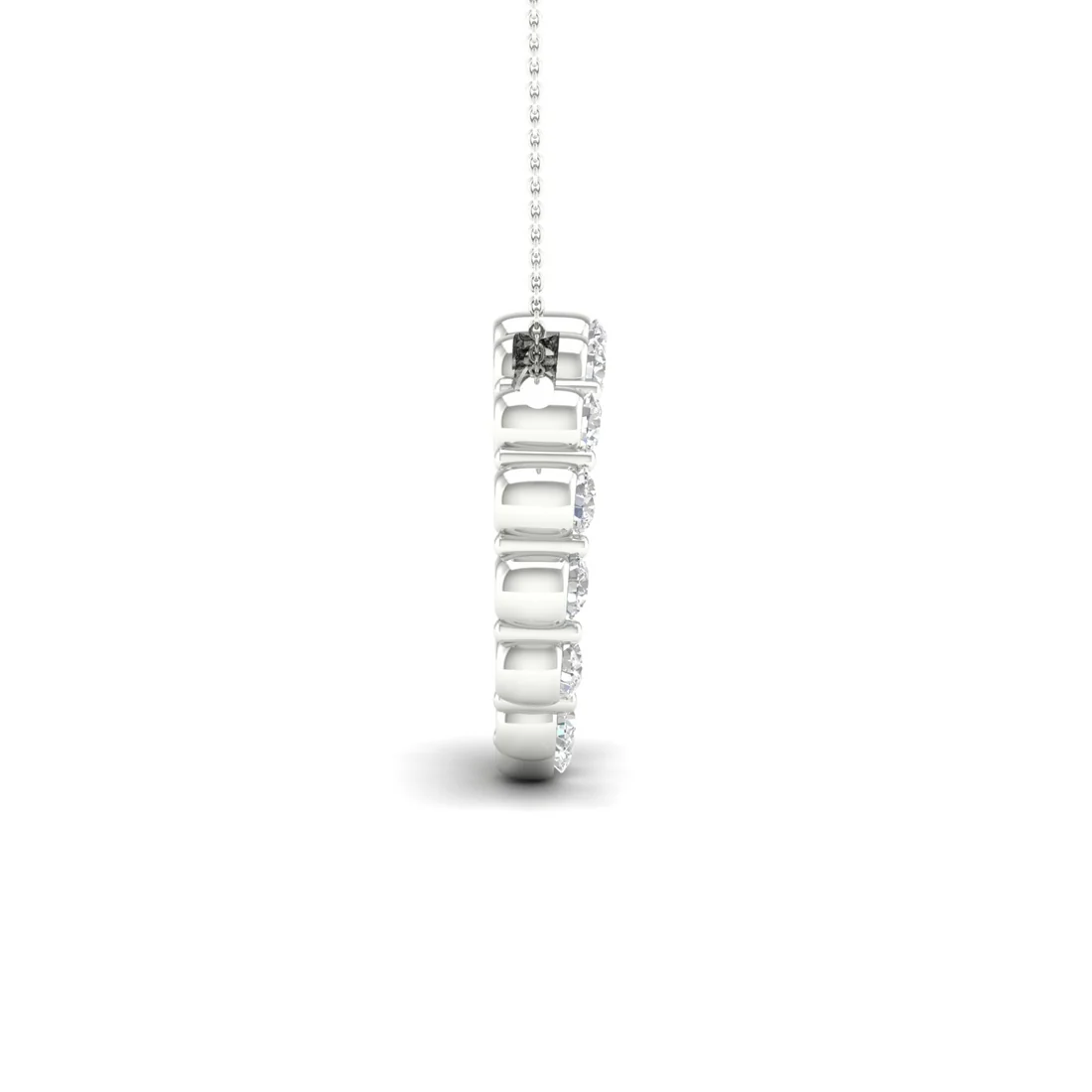 1.00CTW Lab Grown Diamond Classic Circle Pendant