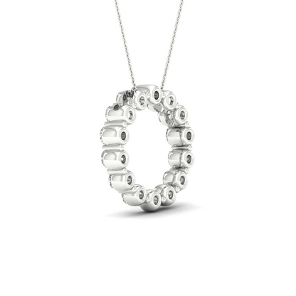 1.00CTW Lab Grown Diamond Classic Circle Pendant