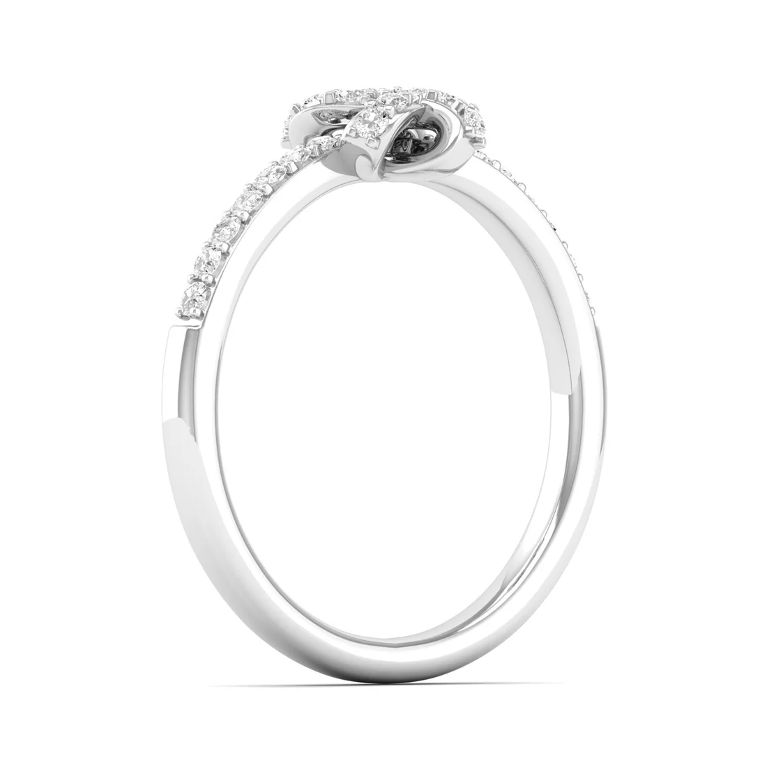 0.23Ctw Lab Grown Diamond Half Eternity Fashion Ring