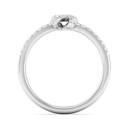 0.23Ctw Lab Grown Diamond Half Eternity Fashion Ring