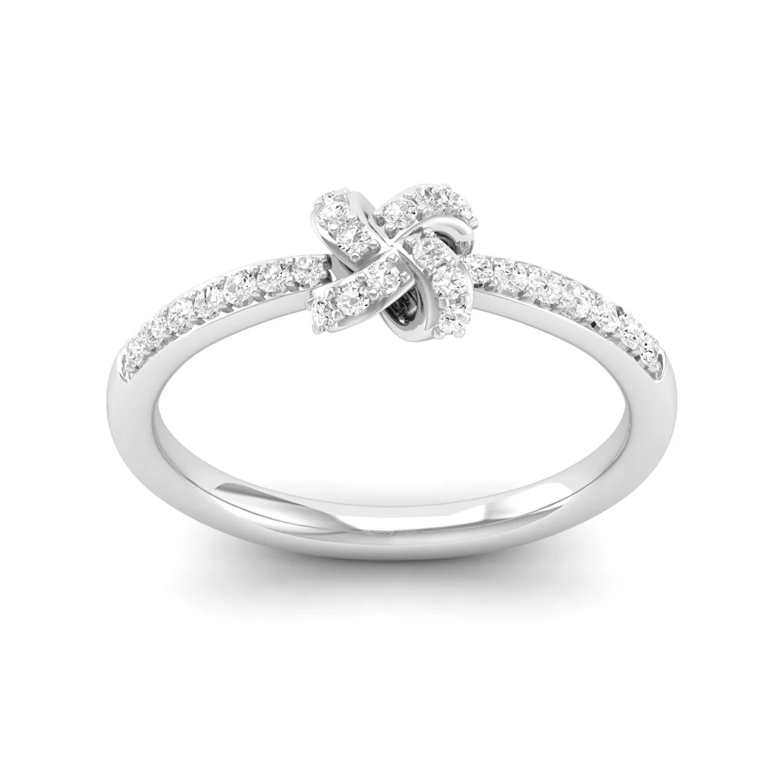 0.23Ctw Lab Grown Diamond Half Eternity Fashion Ring