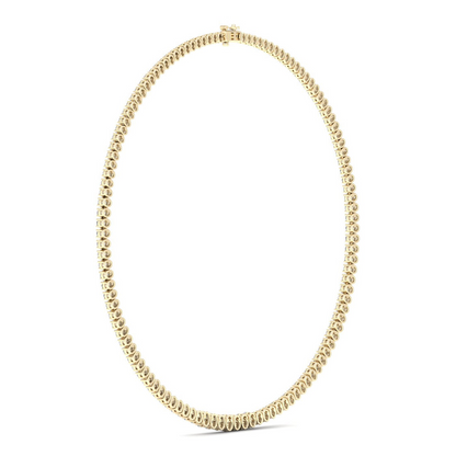 20CTW Lab Grown Diamond Tennis Chain Necklace For Women