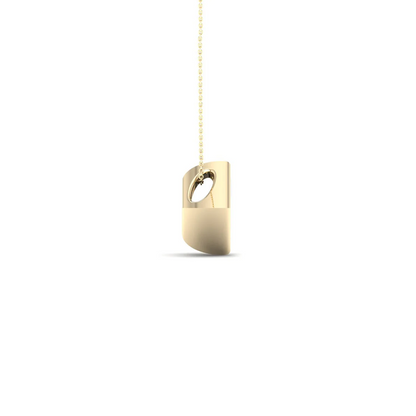 1 CTW Lab Grown Diamond Bezel Set Pendant