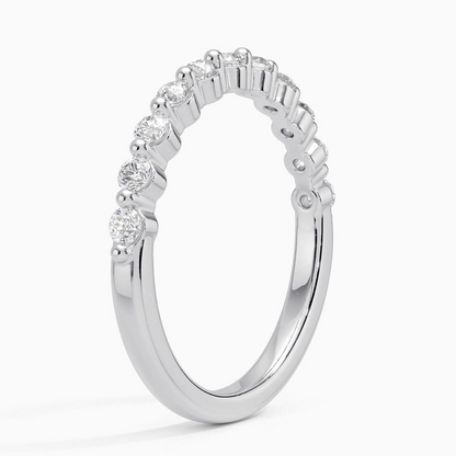 0.30 CTW Half Eternity Lab Grown Diamond 14k Gold Stacking Band