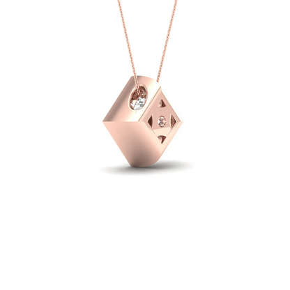1 CTW Lab Grown Diamond Bezel Set Pendant