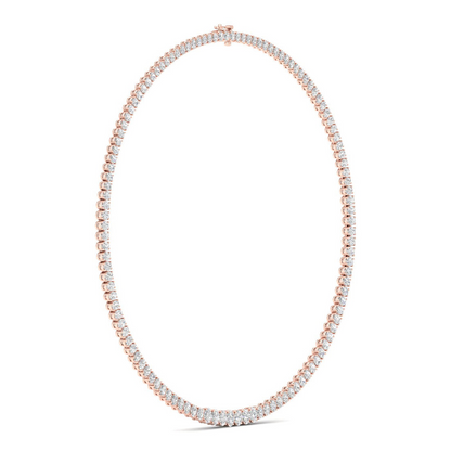 20CTW Lab Grown Diamond Tennis Chain Necklace For Women