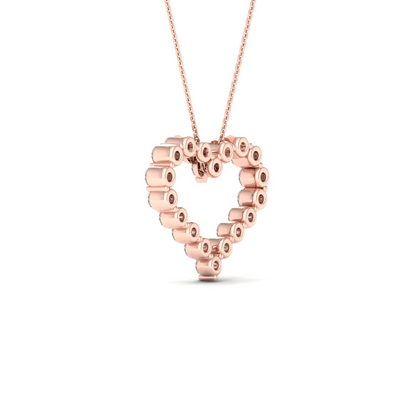 2.00CTW Lab Grown Diamond Heart Pendant