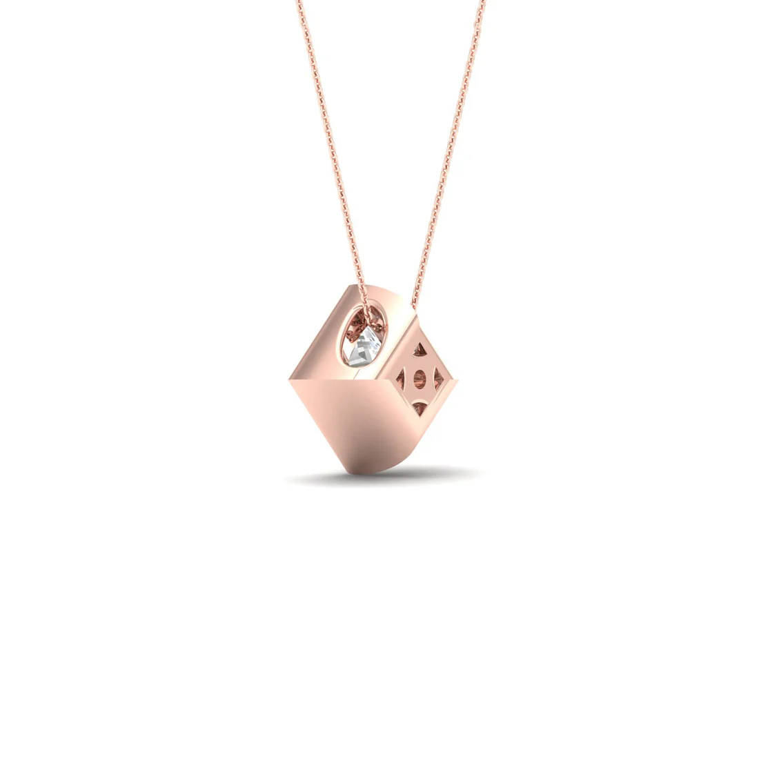 1 CTW Lab Grown Diamond Bezel Set Pendant