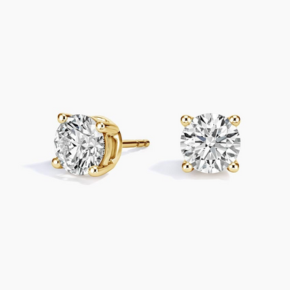 Basket Setting 2 CTW Lab Grown Diamond Stud Earrings