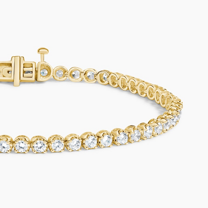 2CTW 6.5 inch Round Cut Certified Lab Grown Diamond Tennis Bracelet