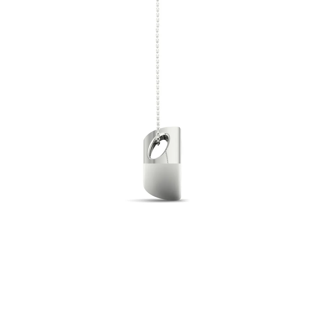 1 CTW Lab Grown Diamond Bezel Set Pendant