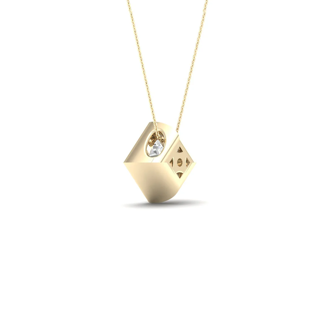 1 CTW Lab Grown Diamond Bezel Set Pendant