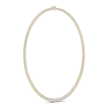 20CTW Lab Grown Diamond Tennis Chain Necklace For Women